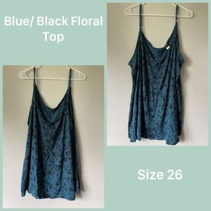 Torrid Teal Swing Tank- Size 4X